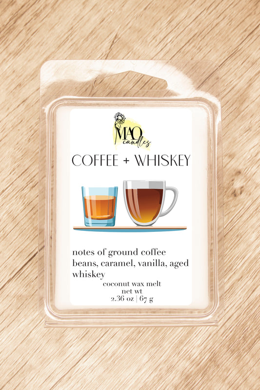 Coffee + Whiskey Wax Melt