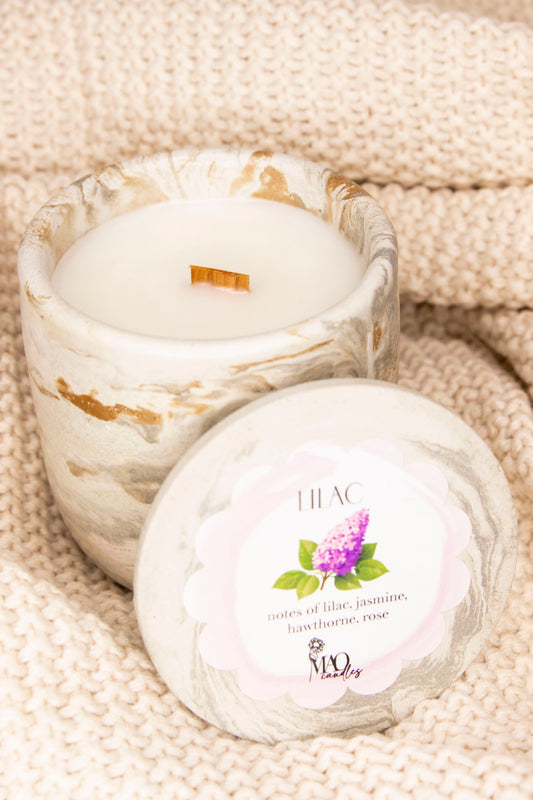 Lilac Candle