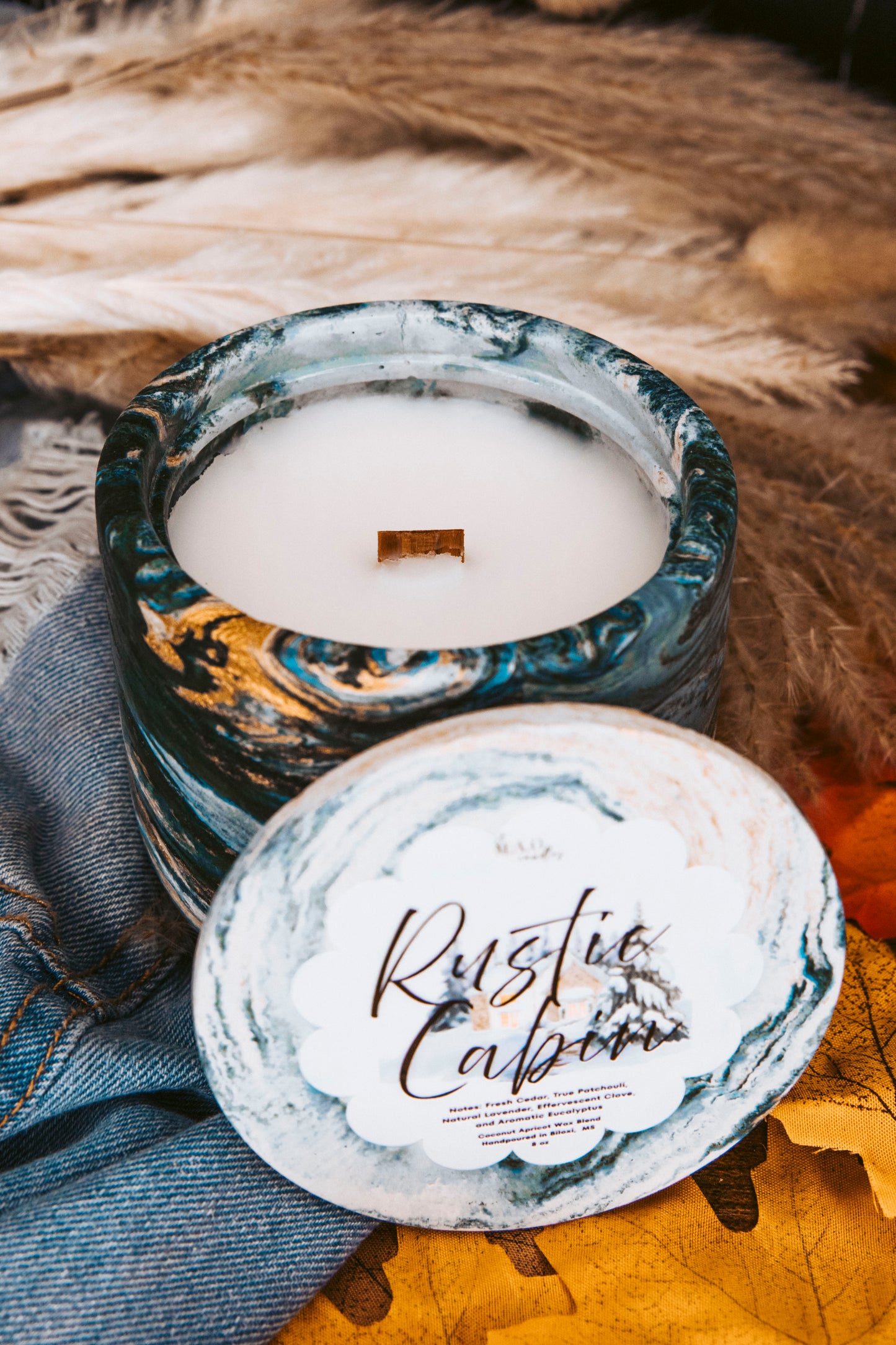 Rustic Cabin Candle
