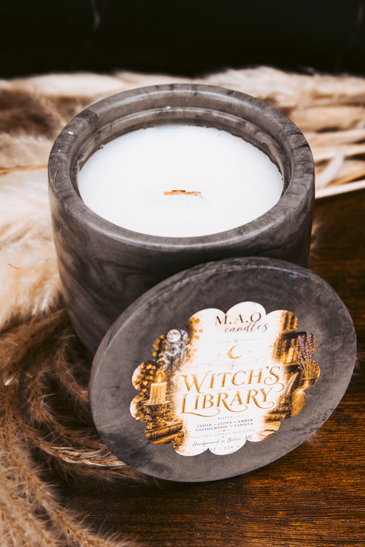 Witch's Library Candle