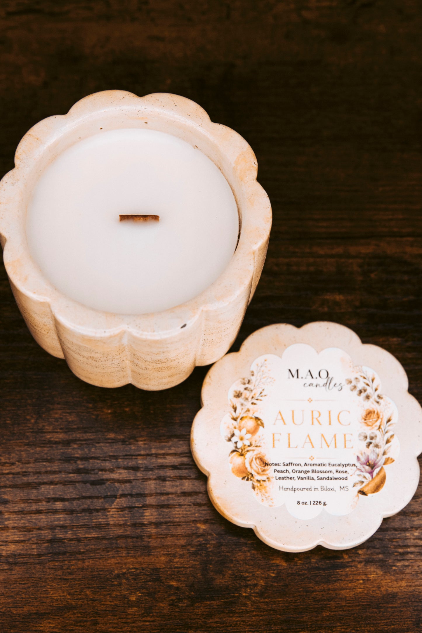 Auric Flame Candle