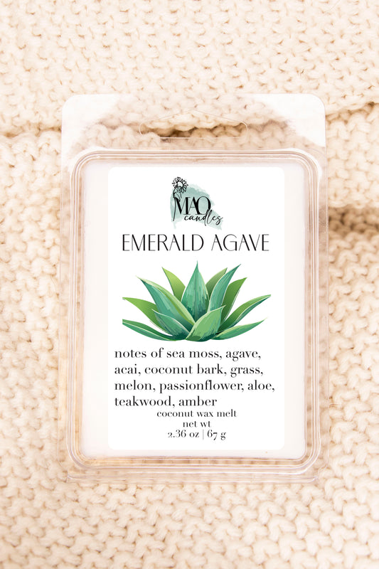 Emerald Agave Wax Melt