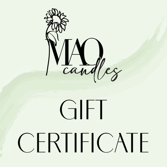 MAO Candles Gift Card