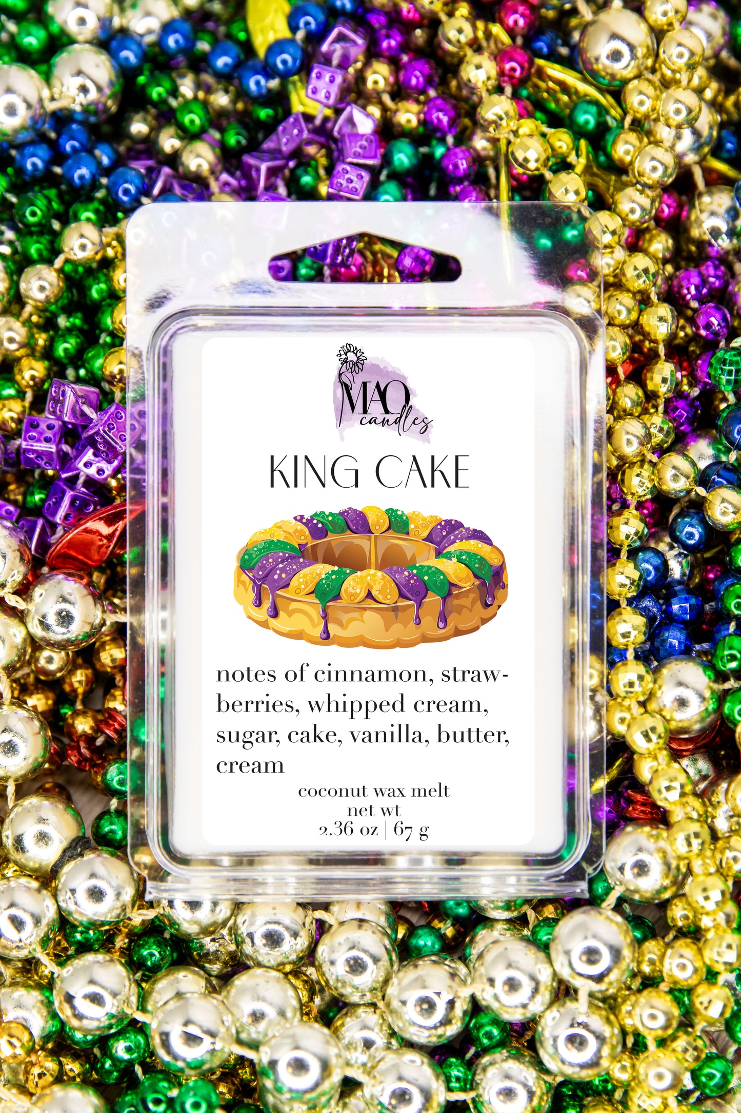 King Cake Wax Melt