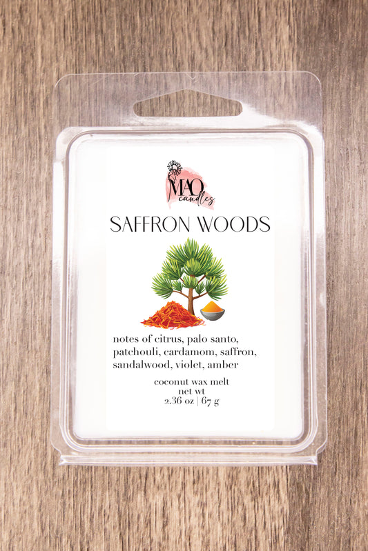 Saffron Woods Wax Melt